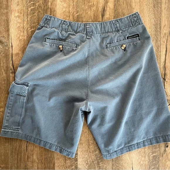 Men's Blue Cargo Shorts - Picture 2 of 7
